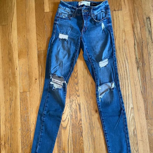 Garage Ripped Skinny Jeans - Size 00 - Picture 1 of 11